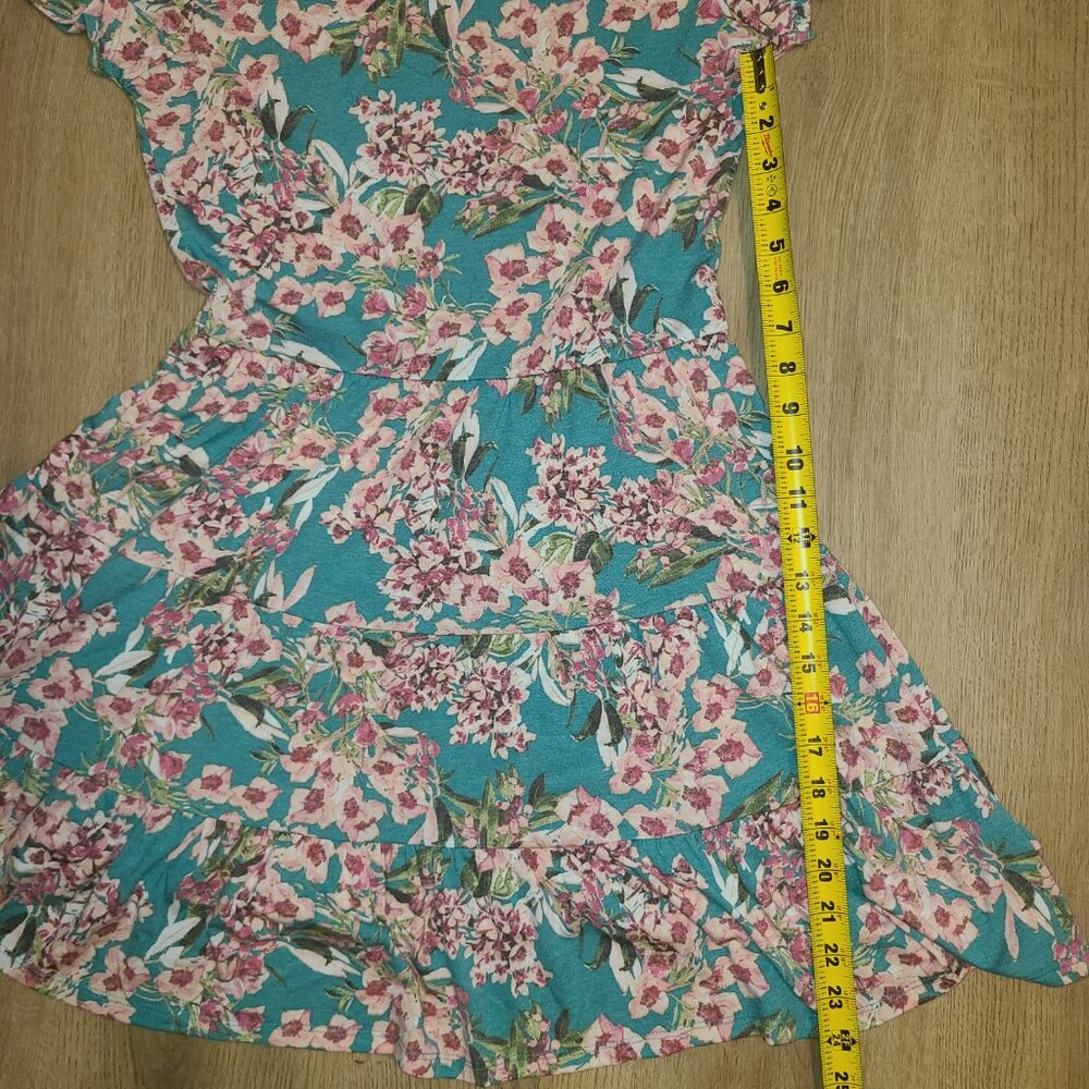 BEBOP Green Short Sleeve Above The Knee Dress - Picture 12 of 13